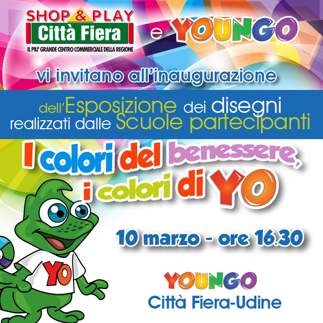 Mostra dei disegni "I colori del benessere, i colori di Yo"